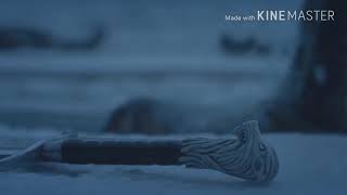Jon Snows sword long claw opens eyes "SLOW MOTION" |Jon Snow's pommel Wolfs eye opens, GOT S7 E6