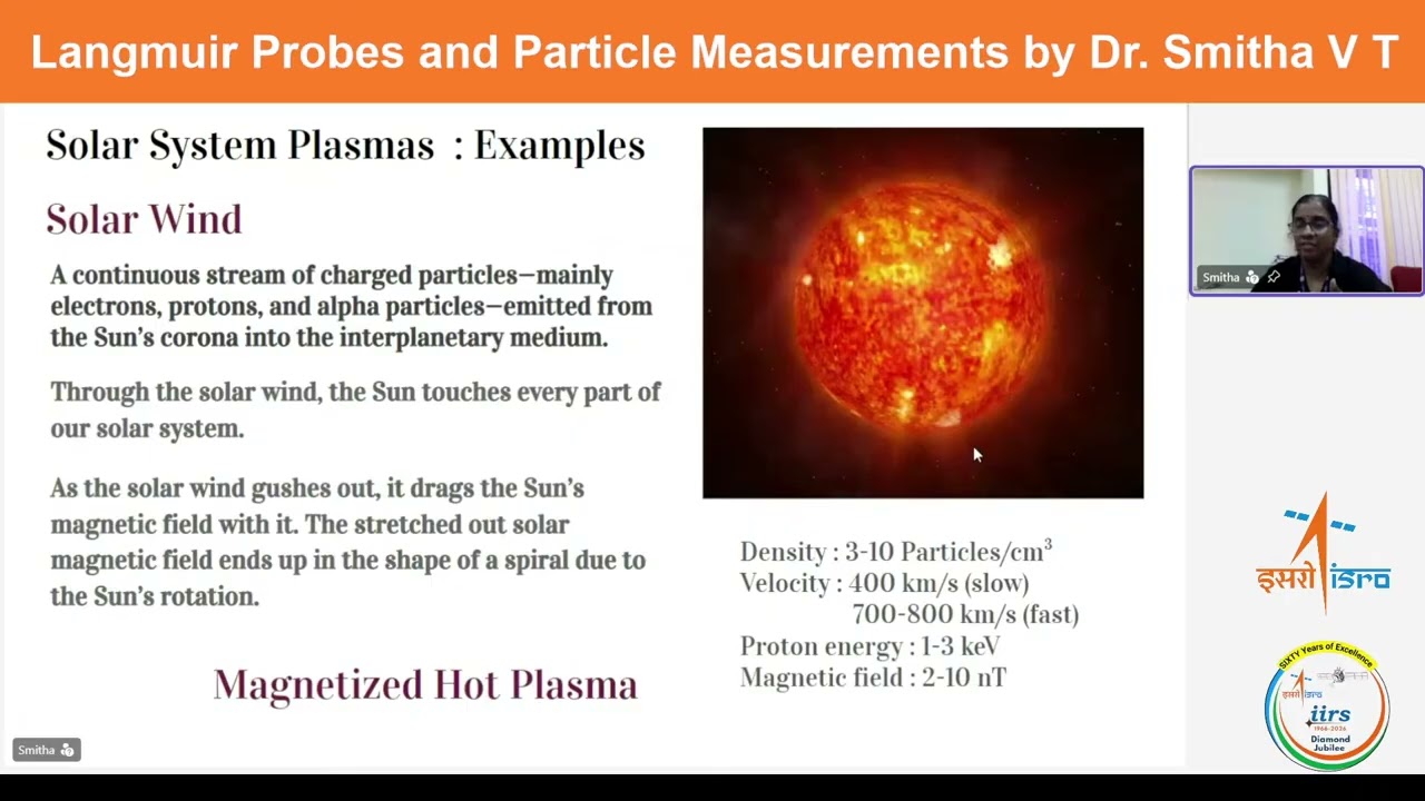 Langmuir Probes and Particle Measurements by Dr. Smitha V T