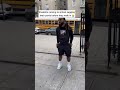 Students Sagging Their Pants Before Going Into The School Building 