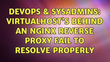 DevOps & SysAdmins: VirtualHost