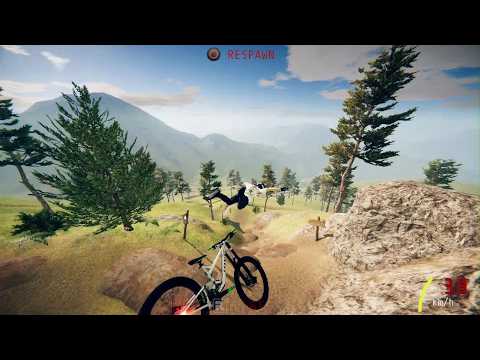 Descenders  hitting jumps