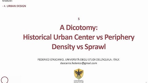 5. URBAN DESIGN - F. D