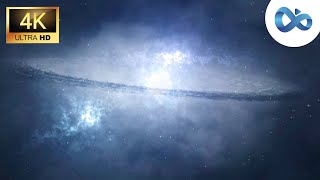 #4K #3D Deep #space galaxy with stars dust particles the #universe #Nebula and #galaxies