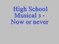 High school musical 3  now or never lyrics in description