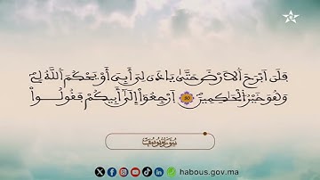 025 الحزب الخامس والعشرون من المصحف المحمدي المرتل بصوت القارئ محمد الأطرش