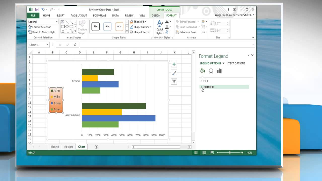 Change the layout of a chart in Excel Part – 2 - YouTube