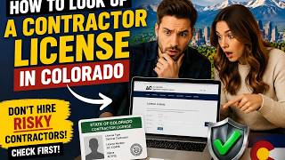 How to look up a contractor license in Colorado