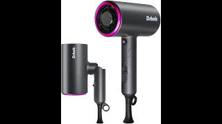 ヘアドライヤー 大風量 速乾 マイナスイオン 1300W 折り畳み式 恒温 ドライヤー 冷熱風 3段階温度風量調節 セットノズル付き 軽量家庭用/旅行用【レビュー】【比較】