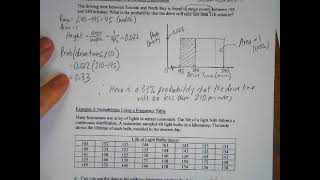 MDM4U - Continuous Probability Distributions