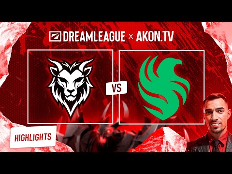 Chimera Esports vs Team Falcons  #highlight #akontv #dota2 #дота