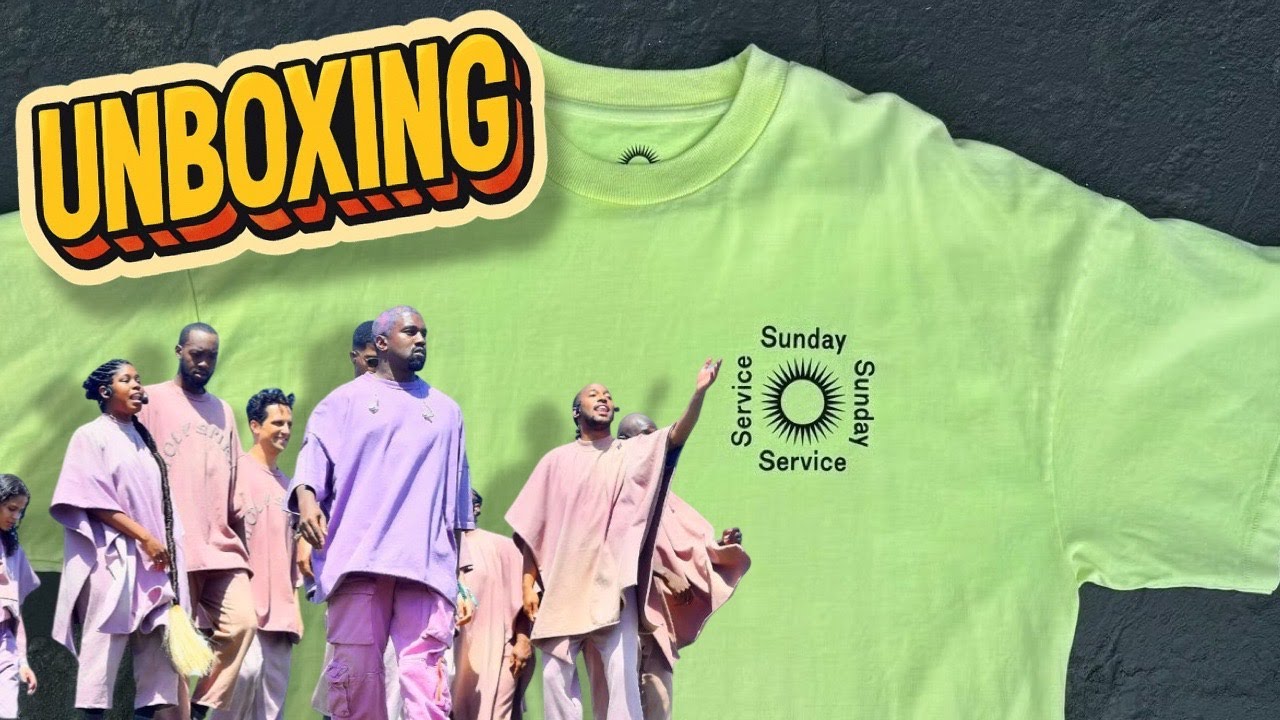 YEEZY UPDATE - Sunday Service Tee UNBOXING & GIVEAWAY