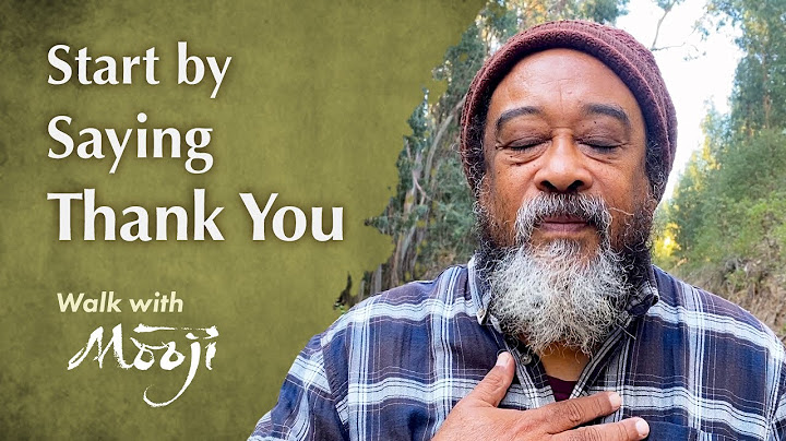 Start by Saying Thank You
