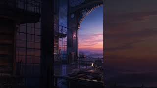 Dawn Observation Archive | Fantasy Ambient Music for Sleep & Studyタイトル 夜明けを記録する観測書庫|朝の光が差し込む幻想図書館BGM