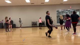 Got to give it up.  Marvin Gaye. Soul train line. Zumba style