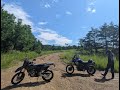 Riding around GWNF - first ride on the new DR-Z4S!