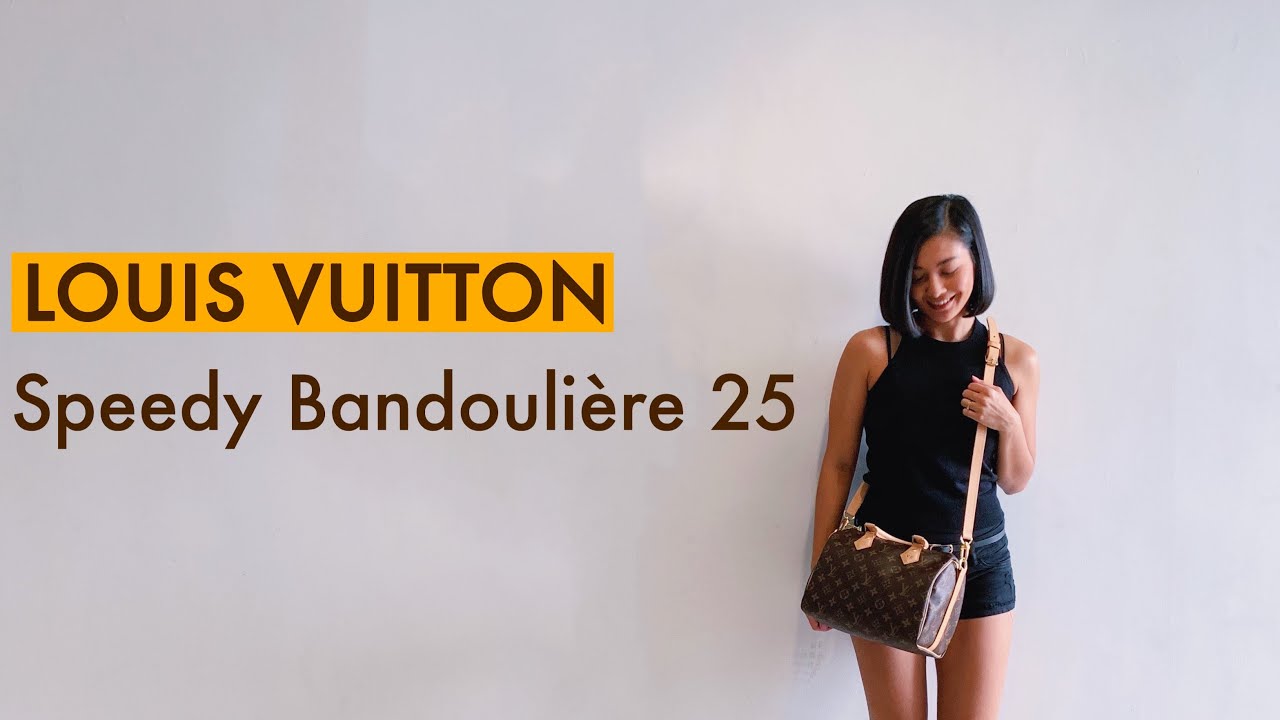 Unboxing + WIMB Louis Vuitton Speedy Bandoulière 25 in Monogram (English Subtitle) - YouTube