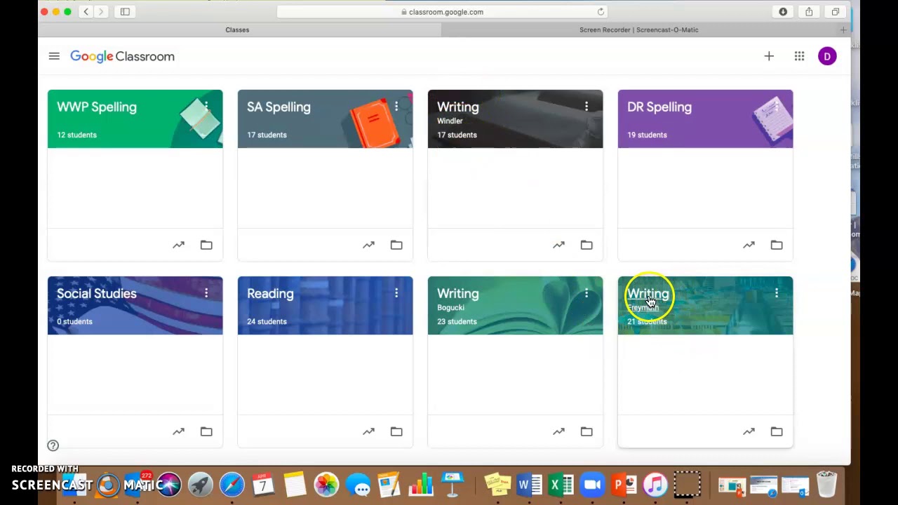 How to access ELA Choice Board Documents on Google Classroom YouTube