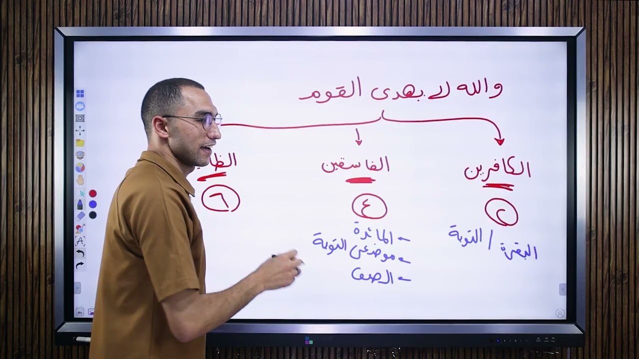 ضبط خواتيم الآيات بطريقة رائعة د. ياسر عويضه 