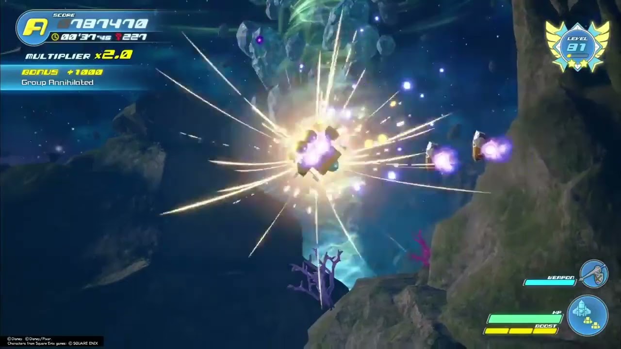 Kingdom Hearts 3: Golden Highwind gameplay