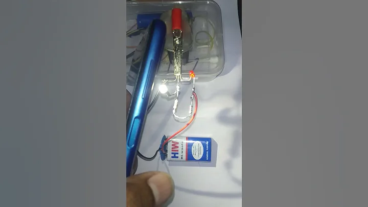 LDR Sensor Project|LDR working principle#shorts