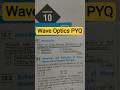 Wave Optics NEET PYQ Physics #neet2026 #neet #physics #mcq #pyq #shorts