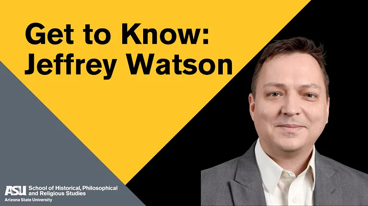 Get to know Jeffrey Watson: Research and teaching
