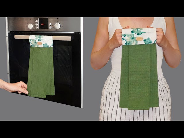 Hanging Kitchen Towel Sewing Pattern and Tutorial – Heather Handmade Shop