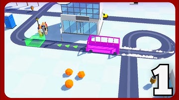 Bus Arrived - Satisfying Relaxing Game - Android iOS Mobile Gameplay Walkthrough All Levels