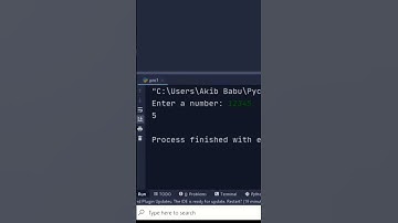 Counting the digits of number using Python #shorts #pythonforbeginners #python