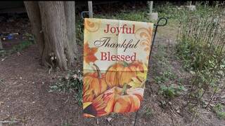 Decorate Your Yard This Fall: G128 Thanksgiving Garden Flag Review