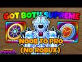 From Noob to Pro in Anime Eternal Without Spending ANY Robux! Got BOTH Supremes! (Part 8)