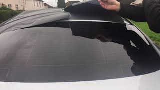 Vinyl wrap fail (please read the description. Unbranded Chinese 3d carbon fibre film rips easily)
