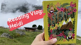 Reading Heidi in the Alps and a damson dumpling recipe (Zwetschgenknödel)