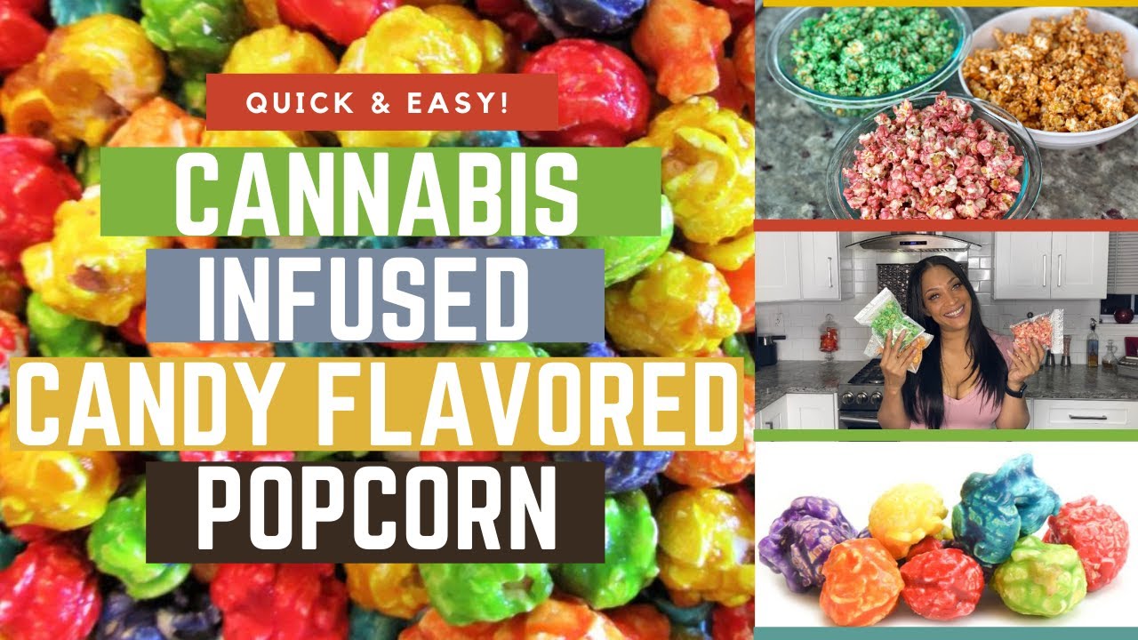 🍿 Quick and Easy POTENT Cannabis Candy Popcorn in 20 Minutes | Canna Butter