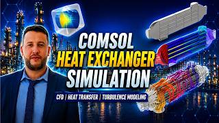 COMSOL Tutorial: Step-by-Step Geometry Modeling of a Shell-and-Tube Heat Exchanger