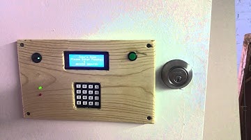 Arduino-powered door lock system