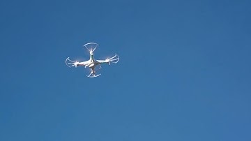 Quadcopter Camera Test and Test Flight+360 Flips SYMA X5C-1