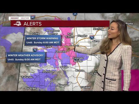 Widespread precipitation across Colorado: Soaking rain in the metro, heavy snow in the mountains