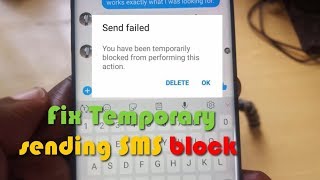 Fix Temporary sending SMS block in Facebook
