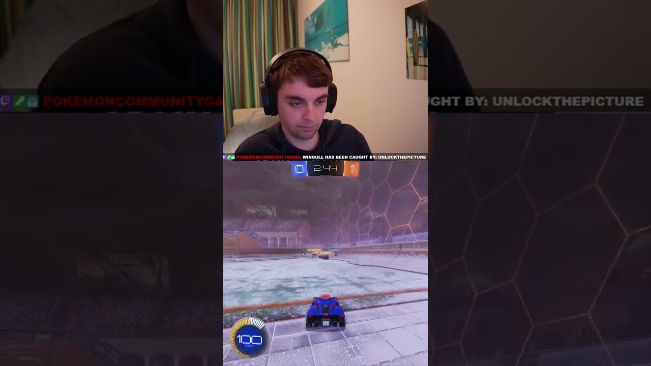 Dan maar zonder teamgenoot! [Stream Highlight] #RocketLeague