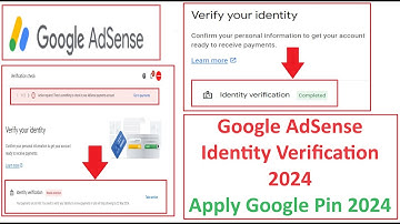 Google Adsense Identity Verification in 1 Minute 2024 | Adsense Identity Verification #adsense