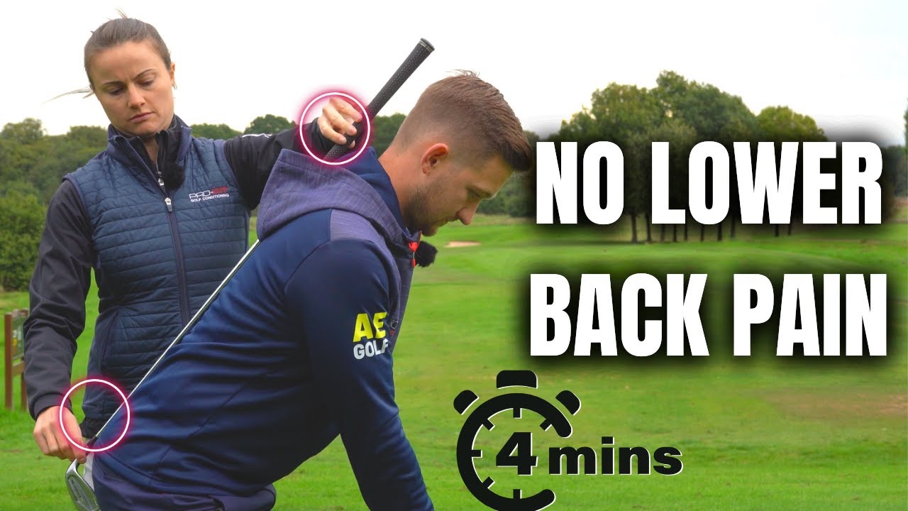 GUARANTEED to fix your lower back golf pain! (UNDER 4 mins) YouTube