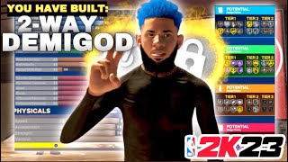 GAME BREAKING META SHOT CREATOR BUILD IS THE BEST BUILD IN NBA 2K23 BEST GUARD BUILD ON NBA 2K23