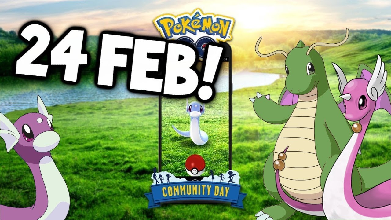 Shiny Dratini 2nd Pokemon Go Community Day Announced Youtube