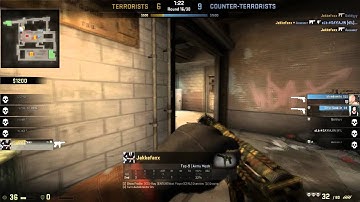 CS:GO - 1v5 Ace Clutch Tec-9 [HD]