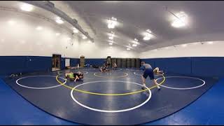 360 Degree View of Multi-Sport Facility with Wrestlers - Tension Fabric Sports Facility screenshot 5