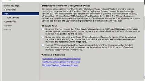 22 install Wds for sccm