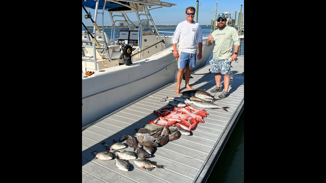 Snapper and Grouper Fishing Topsail Island, NC YouTube