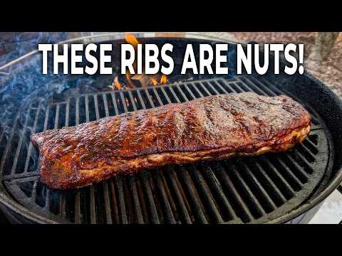 Saturday At The Grill -- Sweet Pistachio Ribs On The Weber Kettle