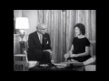 IFP:135-F-142-5M  Jacqueline Kennedy speaks to Dr. Spock